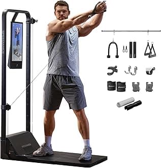 – Gym Monster 2 Smart Home Gym, Upgraded AI-Powered Home Workout Machine, Multi-Functional Smith Machine, Full Body Strength Training Fitness Equipment, All-in-One Workout Station