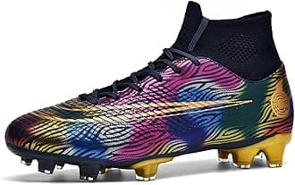 Football Boots Men Cleats Soccer Shoes Professional Spikes Football Competition Shoes Boys' Soccer Shoes Lace Up Training Sneakers