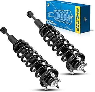 PHILTOP Front Struts Assembly Shock Absorber Fits 4Runner 2003-2020, FJ Cruiser 2007-2014, Tacoma 2005-2015, Quick Suspension 171371L 171371R, Struts with Coil Spring Assemblies SAA333 Set of 2