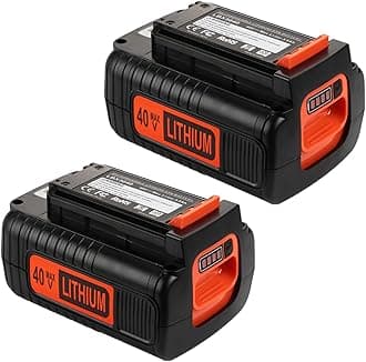 Upgraded 3.5Ah 2Pack 40V Lithium Battery Replacement for Black and Decker 40 Volt Battery LBX2040 Replacement for LBXR36 LBXR2036 LBX1540 Compatible with Tools LST136 LHT2436B LSW36 LCC340C