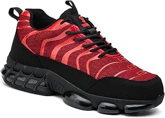 Steel Toe Shoes for Men Women Work Sneakers Safety Shoes Indestructible Comfortable Lightweight Breathable Safety Puncture Proof Shoes for Constructions