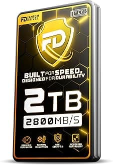 Extreme 2TB External SSD - 2800MB/s, Thunderbolt 3 and 4, USB Type-C, Aluminum, 3D NAND TLC, TB3X-2300N2TB