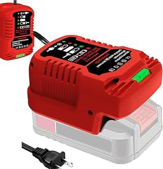 UNIKI Fast Charger for Bauer 20 Volt Battery Charger Compatible with Bauer 20 Volt Max 1702C-Bseries Power Tools Battery.