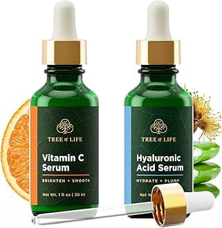 Serum 2-Pack - Vitamin C Serum and Hyaluronic Acid Serum