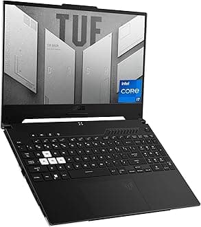 TUF Dash 15 (2022) Gaming Laptop, 15.6" FHD 144Hz, Intel Core i5 12450H, GeForce RTX 3050 Ti, 8GB DDR5, PCIe 512GB SSD, Thunderbolt 4, Wi-Fi 6, Windows 11 Home, Black