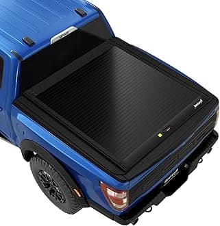 Retractable Hard Cover for 2015-2025 Ford F-150 (Includes Raptor/Lightning) 5.5 Bed (66") Truck Matte Black Low Profile Waterproof Aluminum