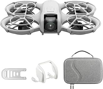 DJI Neo with Accessories, Mini Drone with Camera 4K Professional,Self Flying Drone that Follows Me, Palm Takeoff, AI Subject Tracking, Stabilized Video, Built-In Propeller Guard (Controller-Free)