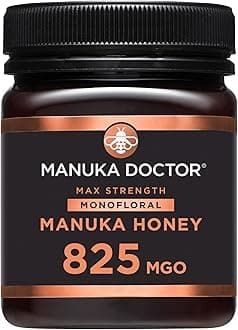 MANUKA DOCTOR | MGO 825+ Manuka Honey Monofloral | 250g | 100% Pure New Zealand Honey | Certified RAW | Non-GMO | Independently Lab Tested | Hive to Home Traceable