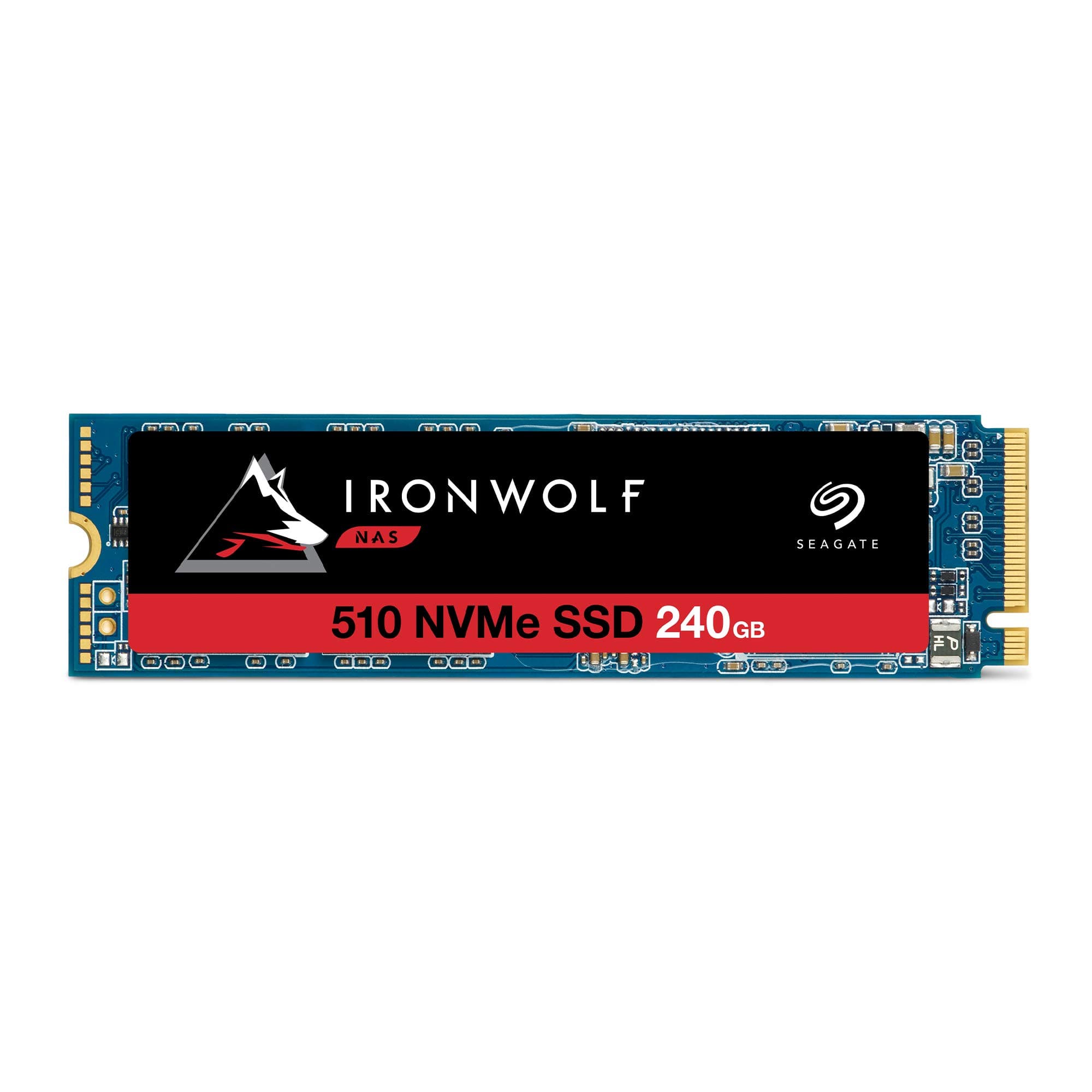 Seagate IronWolf 510 240 GB NAS SSD Internal Solid State Drive – M.2 PCIe for Multibay RAID System Network Attached Storage, 3 Years Data Recovery – Frustration Free Packaging (ZP240NM30011)