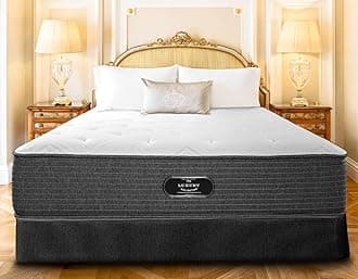Bed - 14" Pillow Top Mattress with Pocket Coil Springs - King