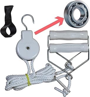 Shoulder Pulley with Smooth Bearing Mechanism | Home Physiotherapy Exercise Kit for Frozen Shoulder, ROM, Strengthening