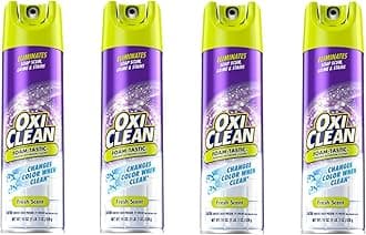 Foam-Tastic Foaming Bathroom Cleaner, Fresh Scent, 19 oz (4 Pack)