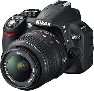 Nikon D3100 Digital SLR Camera 18-55mm VR Lens Kit Black