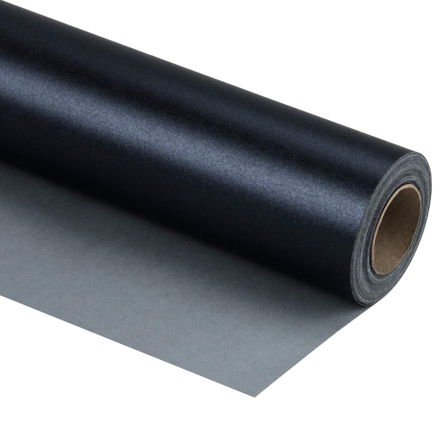 Black Matte Wrapping Paper - 81.5 Sq Ft - Solid Color Pearly - Lustre Paper Perfect for Wedding,Birthday,Christmas,Baby Shower - 30 inches x 32.8 feet