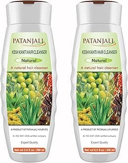 patanjali Kesh Kanti Natural Hair Cleanser - 200ml / 6.8 fl oz - (Pack of 2)