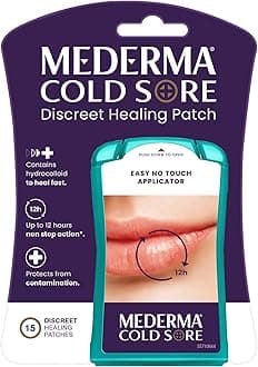 Mederma Cold Sore Discreet Healing Patch - A Patch That Protects and conceals Cold Sores - 15 Count