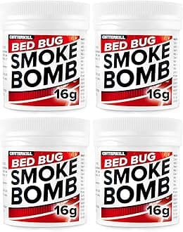 CritterKill 15g Bed Bug Smoke Bomb Fogger Fumigator | Kills Bedbugs | Professional Strength Product (4)