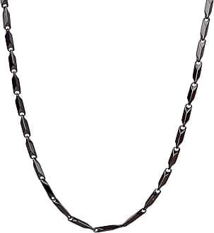 Men's Double Coated Popular Stainless Steel Silver Chain For Men Boys Girls Stylish Necklaces Silver Chain Anniversary Love Gift For Husband Unisex Chains 22 Inches