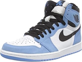 Jordan Men's Air 1 Retro High 555088 134 University Blue - Size 11, white/university blue black