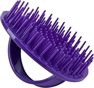 Mini Shower Brush for Wet Detangling, Scalp Massage, Curl Definition & Product Distribution – 4‑in‑1 Shower Brush for Women and Men