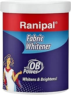 Elysian Ranipal Fabric Whitener/Cloth Whitener for Your White and Colored Clothes with Multi-Purpose Stand | Ranipal Fabric Whitener Powder Detergent (25gm Pack) |