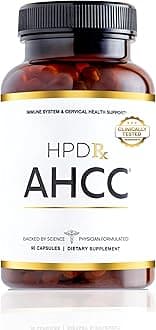 Premium AHCC & Shiitake Mushroom 1100 mg per Serving Supplement, Natural Immunity Booster, Maintains Natural Killer Cell Activity | AHCC is Proven in 30+ Studies | 30-Day Supply, 1-Pack
