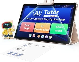 Think Academy AI Kids Tablet - Educational Resource Content 2200+, AI Tutor Step-by-Step Student Learning Success, Parental Controls, 11" Eye-Care Screen Thinkpal T100 for PreK - G6 (Standard)