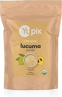 Yupik Organic Lucuma Powder, 8.8 oz, USDA Certified, Gluten-Free, Vegan, Kosher, Non-GMO, Nutritious Superfood & Natural Sweetener with Maple Flavor, Low-Glycemic, Ideal for Beverages & Baking