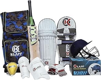 - Klapp Champion Cotton and PVC Cricket Kit Set (Sub-Junior, Multicolour)