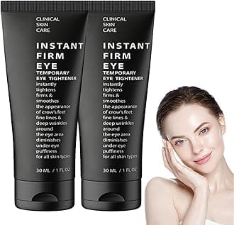 2PCS Instant Eye Tightener,Eye Bag Cream, Eye Cream for Fade Fine Lines, Firming Eye Cream,Instant Eye Bag Removal,Instant Firm Eye Cream for Dark Circles and Reduce Puffiness