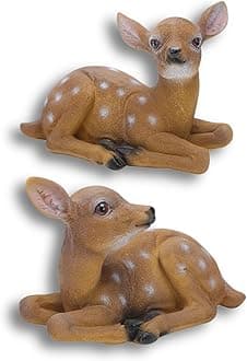 Sorandy Synthetic Resin Sika Deer Statues, Sculptures Art Craft, Garden Lawn Animal Ornaments, Model Decoration For Indoor, Outdoor, Courtyard, Patio, Scenic Area