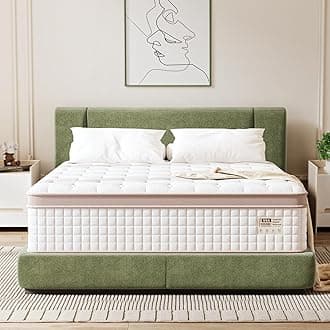 Full Mattress 14 Inch - Superior Hybrid Mattress In a Box for Back & Lumbar Support, 100 Night Trial, Individual Pocket Spring Firm Bed for Motion Isolation & Pressure Relief, CertiPUR-US CertifiedOEKO-TEX STANDARD 100