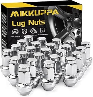 M14x2.0 Lug Nuts - Replacement for 2003-2014 Ford F150 Expedition Lincoln Navigator Factory Wheels - 24pcs 13/16 Hex 2 Inch Chrome OEM Factory Style Large Acorn Seat Lug Nuts