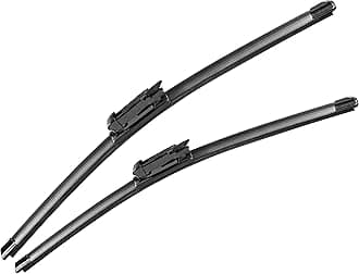 MOTIUM Premium All-Season Windshield Wiper Blades for Lincoln MKT 2010-2019, 2 front and 1 rear (pack of 3) (Pinch Tab 24"+22"+12" 2 front and 1 rear)