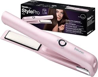 HS20 Cordless Rechargeable Hair Straightener With USB Charging Cable, 3 Fast-Heating Temperature Settings And Heat-Resistant Cover, Ideal For Travelling