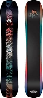 JONES - Men's Mountain Twin Men's Snowboard All-Mountain Twin Camber Medium Flex