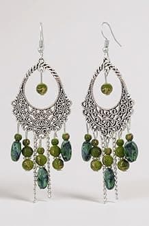 Latest Bohemian Oxidized Silver Earrings For Women & Girls