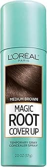 Magic Root Cover Up Gray Concealer Spray, Medium Brown, 2 Oz(Packaging May Vary)