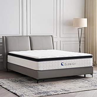 10 Inch King Size Hybrid Mattress - Medium Firm, Memory Foam & Pocket Springs, Motion Isolation, Edge Support, Pressure Relief, Ships Compressed
