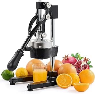Limos CitrUS Juicer Hand Press Manual Fruit Juice Squeezer Orange Lemon Pomegranate Black