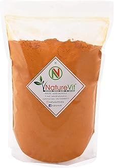 NatureVit Lakadong Turmeric Powder 1 Kg | High Curcumin (7-9%) Haldi | Pure & Natural | From Meghalaya | Immunity Booster, Anti-Inflammatory & Antioxidant Rich | Golden Milk & Cooking