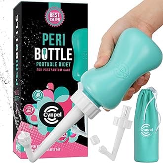 Cynpel Peri Bottle for Postpartum Perineal Care- Baby Travel Bathing kit, Cleansing for Mom After Birth- Travel Size Cleanser-Portable Bidet for Birth Tears, Hemorrhoids, Pain- (Tiffany Blue)