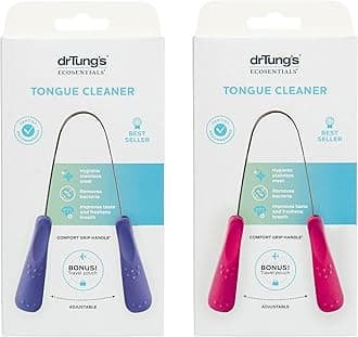 Dr. Tung's Tongue Cleaner Stainless Steel Pack of 2 Multi