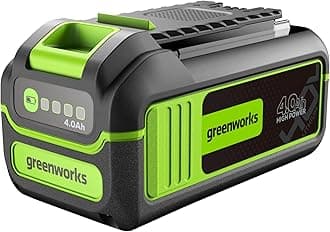 Greenworks 40V 4.0Ah Lithium-Ion High-Power Battery, Upgraded with 22% Power Boost (Genuine Battery / 75+ Compatible Tools)