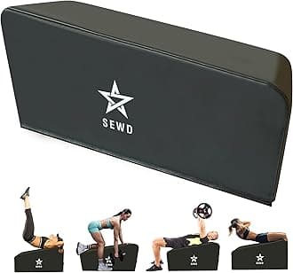 Pilates and Yoga Bench by SEWD – Portable Workout Bench for Full Body Exercise with Handle – Weight Training, AB Workout, Hip Thrust and Glute Training Home Gym Equipment