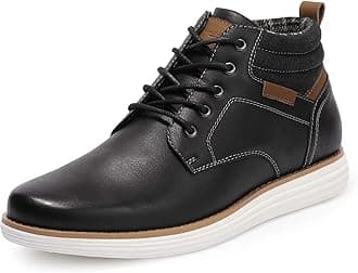 Bruno Marc Men's Mid Top Chukka Sneaker Lace Up Dress Boot