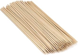 BambooMN - 5mm Sharp-Point Multipurpose Food Bamboo Skewers - 15" (38cm) - 300 Pieces
