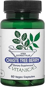 Chaste Tree Berry, Vitex Extract Plus, Vegan, 60 Capsules