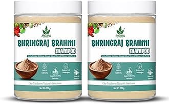 Havintha Natural Shampoo for Hair with Amla Reetha Shikakai Methidana Hibiscus Bhringraj Brahmi and Flax Seed Powder (227g (PACK OF 2))