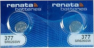 Renata Battery 377 (Sr626Sw) Silver 1.55V (Swiss Made)